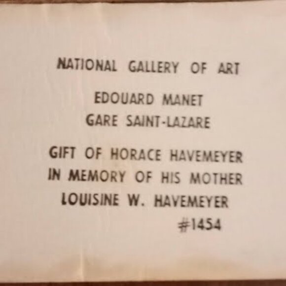 RARE Museum Pair – Numbered Manet & Cassatt Wall Plaques – NGA PROVENANCE - Picture 2 of 4